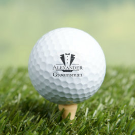 Wedding Party Tuxedo gibt Trauzeuge Golfball