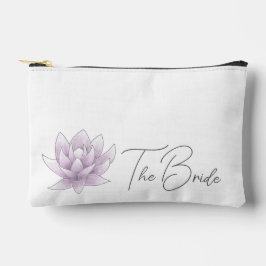 Wedding Pink Lotus Bride Zubehörtasche