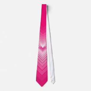 Wedding Pink Neck Tie Hearts - Liebe Krawatte