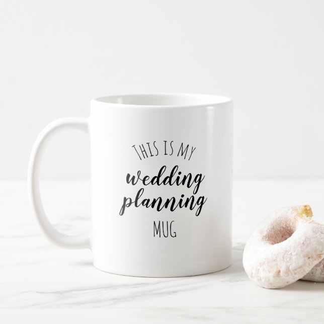Wedding Planierung Kaffeetasse (Mit Donut)