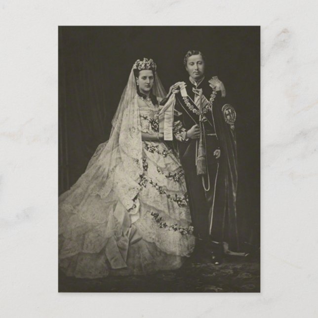 Wedding PRINCESS ALEXANDRA von Dänemark #006UK Postkarte (Vorderseite)