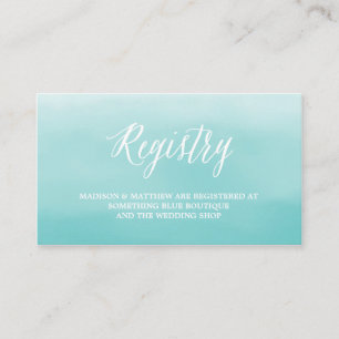 Wedding Register-Karte der Küsten-  Begleitkarte