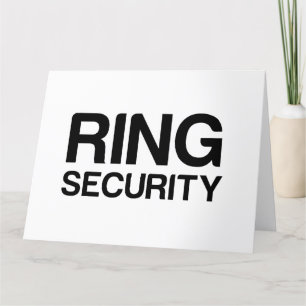 WEDDING RING SECURITY DANKESKARTE