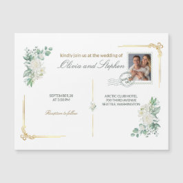 wedding save the date engagement magnet