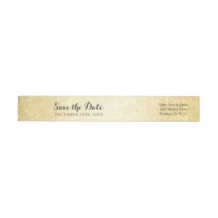 Wedding Save the Date Goldfolie hat Confetti in