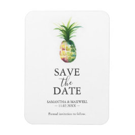 Wedding Save The Date Magnets Pineapple Magnet
