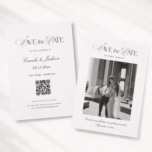 Wedding Save the Date Photo Einladung (Von Creator hochgeladen)