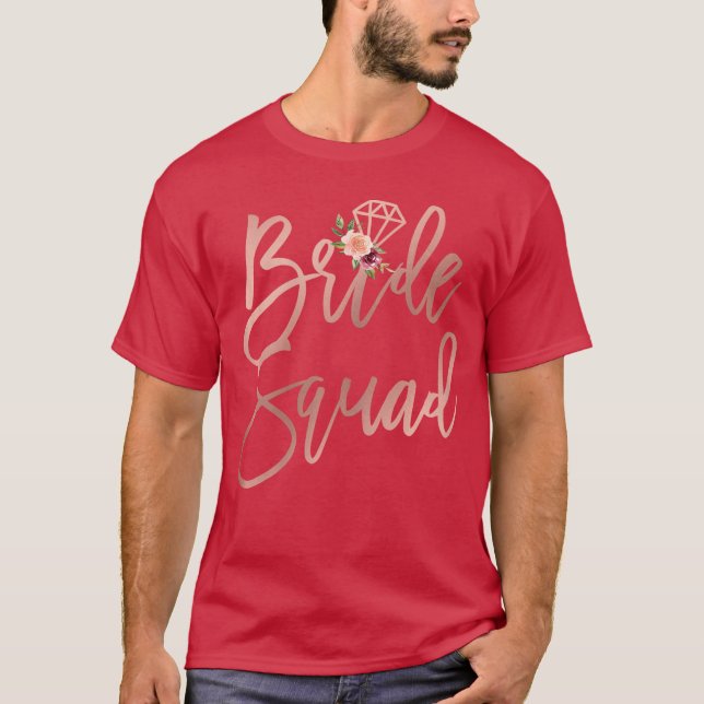Wedding Shower for Bridesmaid Best Friends Bride S T-Shirt (Vorderseite)