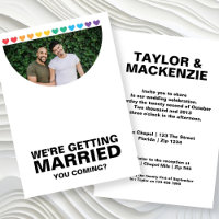 Wedding Sounds Gay Fun Rainbow Pride