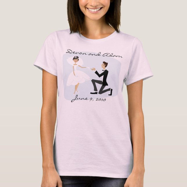 Wedding Souvenir Tee Shirt (Vorderseite)