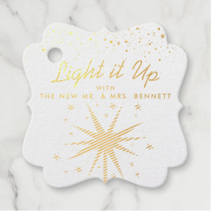 Wedding Sparkler Light Up Fevor Tags