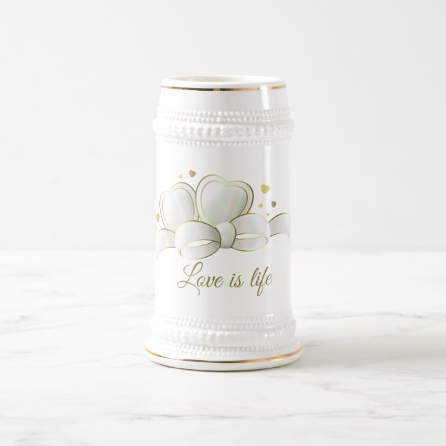 Wedding Stein Bierglas (Mittel)