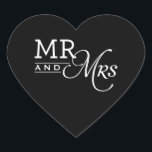 WEDDING STICKERS mr & mrs moderne Typografie schwa<br><div class="desc">Original Design © zum Kat-Massard bei einfach süßem PAPERIE 2013 - - - - - - - - - - - - - - - - - - - - - - - - - - - - - - - - - - - - - - - - -...</div>