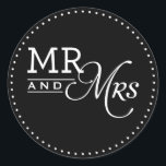WEDDING STICKERS mr & mrs moderne Typografie schwa<br><div class="desc">Original Design © zum Kat-Massard bei einfach süßem PAPERIE 2013 - - - - - - - - - - - - - - - - - - - - - - - - - - - - - - - - - - - - - - - - -...</div>