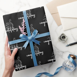 Wedding Swan Glückwunsch Geschenkpapier