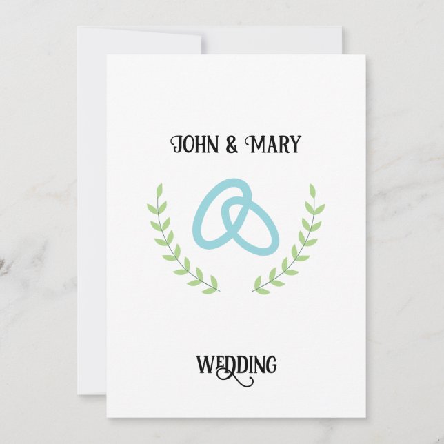 Wedding Tag  announcement  Einladung (Vorderseite)
