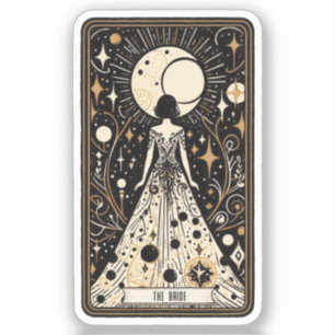 Wedding Tarot Bride Aufkleber
