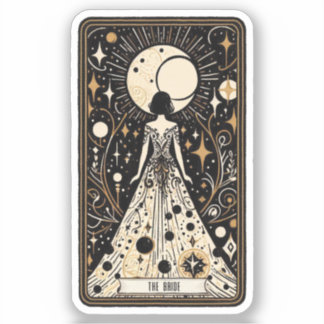 Wedding Tarot Bride Aufkleber