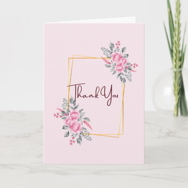 Wedding Thank You Cards Karte (Vorderseite)