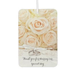 Wedding Thank You Favor Autolufterfrischer