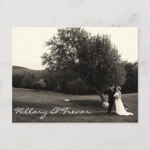 Wedding Thank you Postcard Postkarte