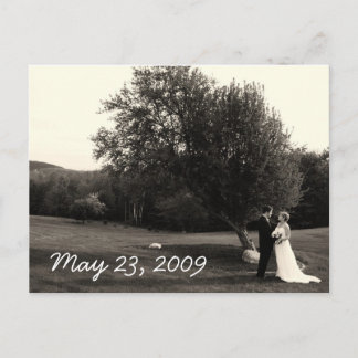 Wedding Thank you Postcard Postkarte