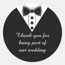 Wedding Tuxedo Danke Ihnen für Stickers