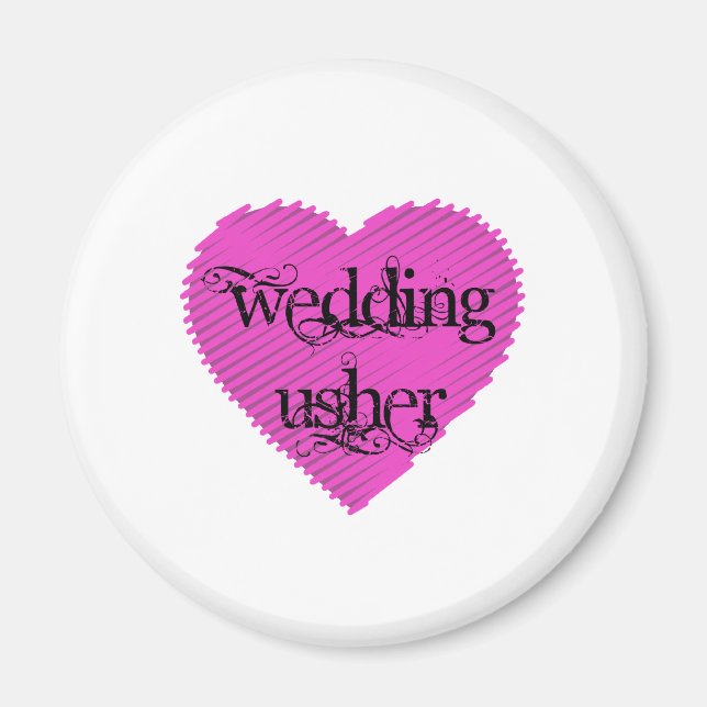 Wedding Usher Magnet (Vorne)