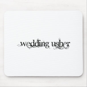 Wedding Usher Mousepad