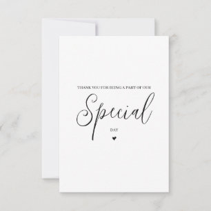 Wedding Vendor Vielen Dank - Allgemein Dankeskarte