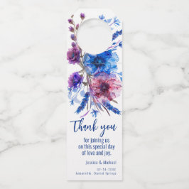 💍 Wedding Vielen Dank Flaschenanhänger