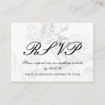 Wedding Website UAWG Simple Floral Silver Black