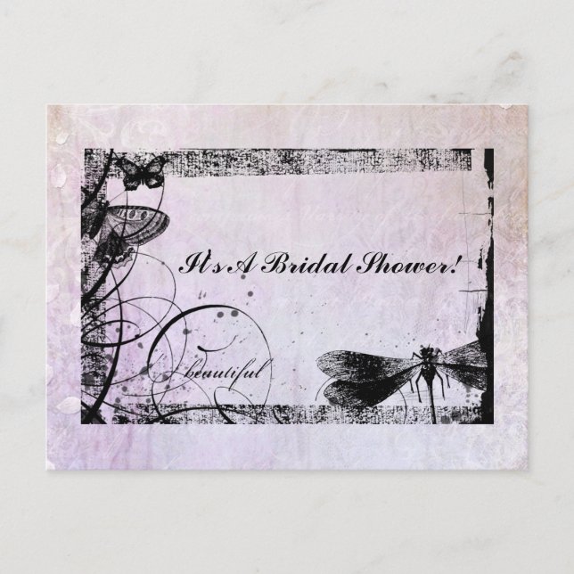 WeddingBliss Bridal-Dusche Einladung (Vorderseite)