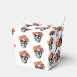 WeddingFavour Box Skull Art bis zum Tod tun wir Te Geschenkschachtel