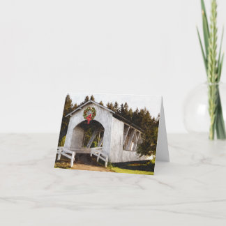 Weddle Brücken-Weihnachten Feiertagskarte