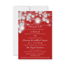 Wedellicht Jars Glitzer Grau Silver Red