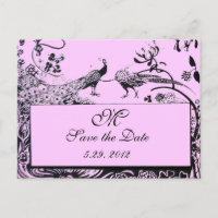WEDEND LIEBE VÖGEL MONOGRAM schwarz-weiß rosa