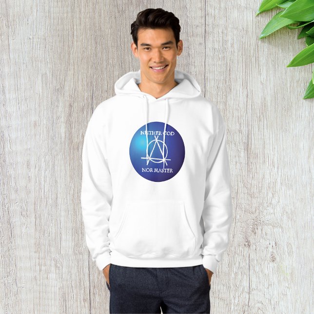 Weder Gott noch Master Anarchie-Symbol Hoodie (Von Creator hochgeladen)