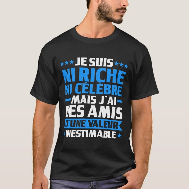 Weder reich noch berühmt T-Shirt (Vorderseite)
