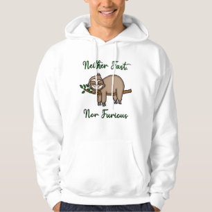 Weder schnell, noch zornig funny Funny Lazy Sleepy Hoodie