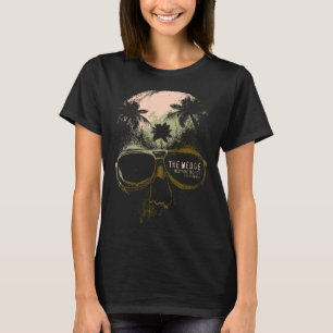 Wedge Newport Beach Skull Summer California Su T-Shirt