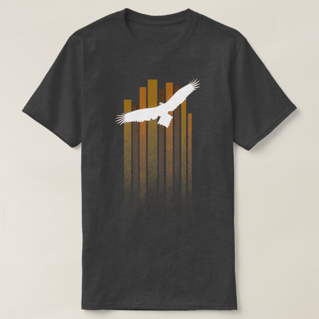 Wedge Schwanz Eagle white T-Shirt (Design vorne)