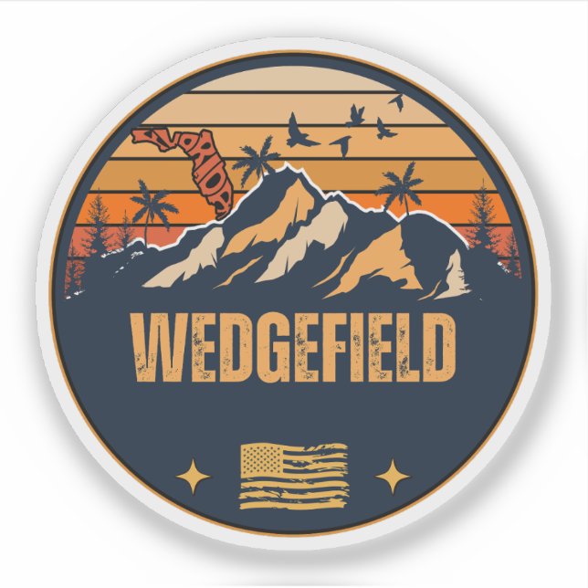Wedgefield, Florida Aufkleber (Vorderseite)