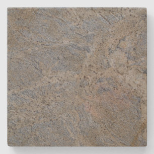 Wedgewood Blue n Tan Marble Square Untersetzer