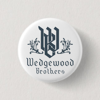 Wedgewood Bruder-Knopf-Weiß Button
