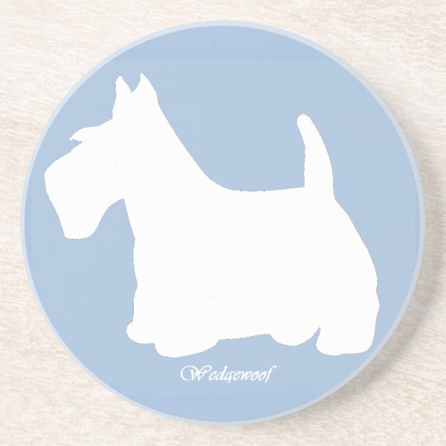 Wedgewoof Scottish Terrier Untersetzer (Vorne)