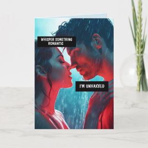 WEDING ANTI-VAX PUREBLOD FUNNY GREETING CARD KARTE