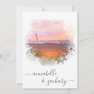 *~* WEDING INVITATION + UAWG - QR Beach AR7 Einladung