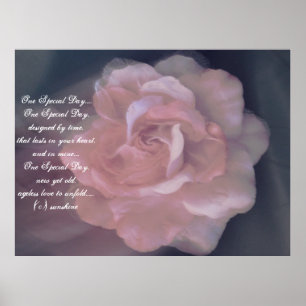 WEDING ROMANTIC POSTER STILE DESIGN
