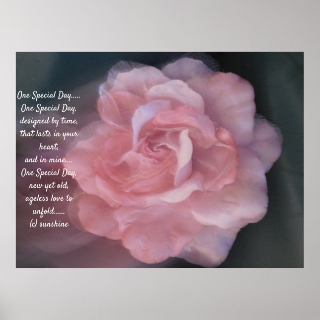 WEDING ROMANTIC POSTER STILE DESIGN (Vorne)